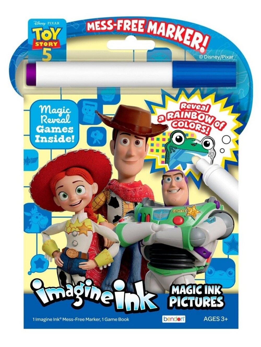 Disney Pixar Toy Story Imagine Ink Magic Ink Pictures activity book